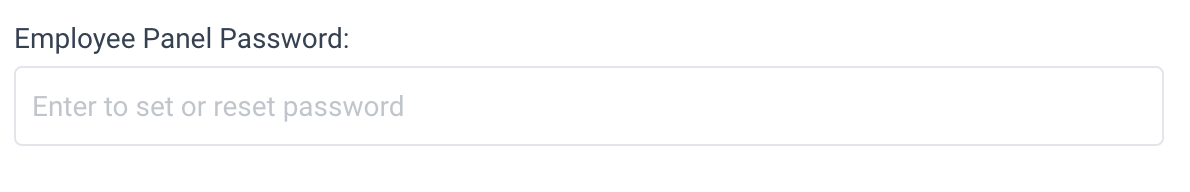 Front-end Employee Panel Password Add password form front-end employee panel in Amelia booking plugin