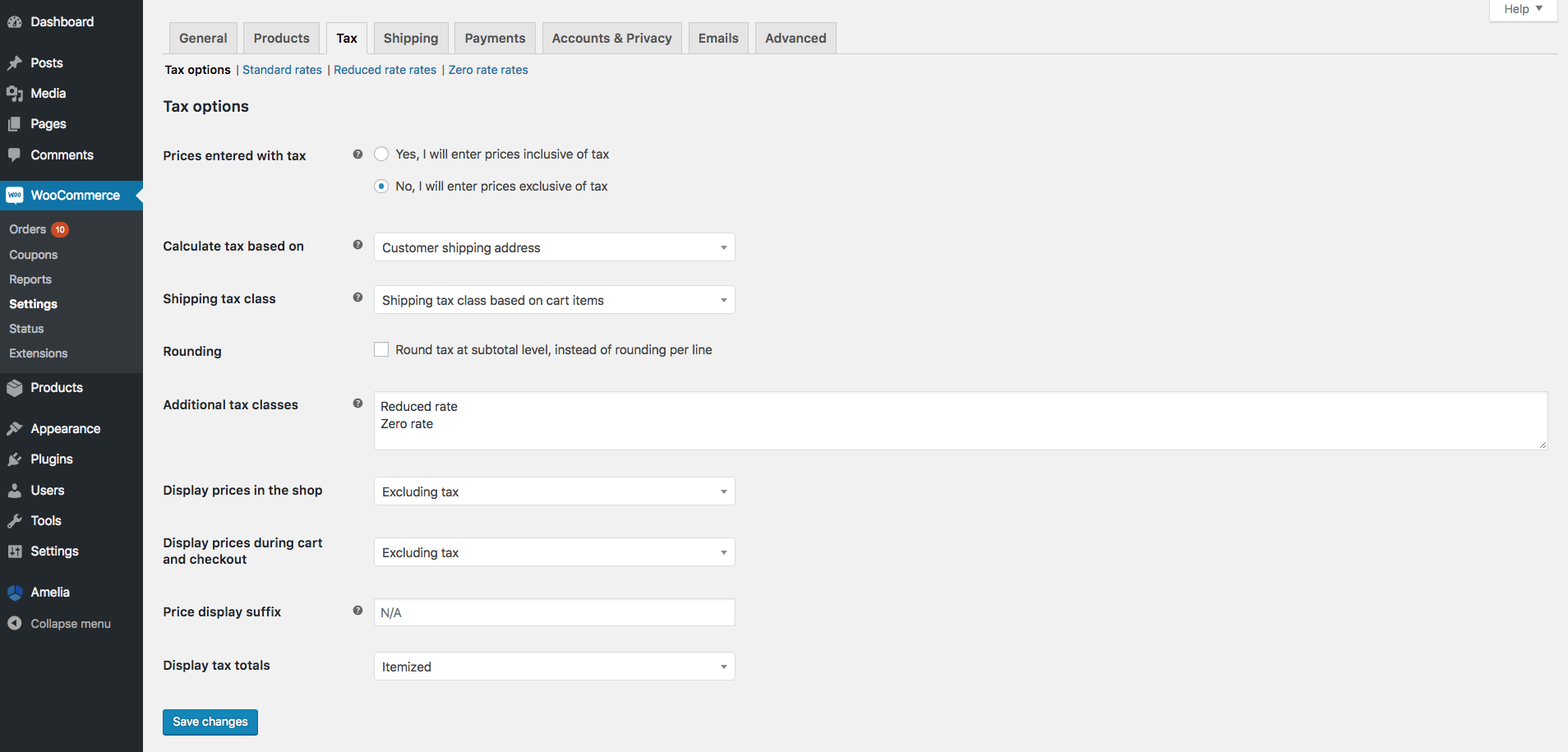 WooCommerce Tax Amelia Booking Plugin WooCommerce Tax Amelia Booking Plugin