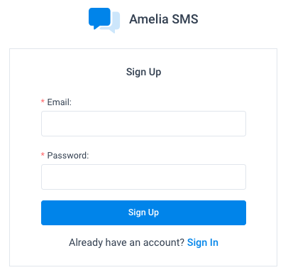 Sing Up Amelia WordPress Booking Plugin Sing Up Amelia WordPress Booking Plugin