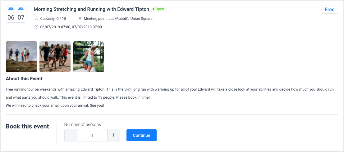 Event Info Amelia WordPress Booking Plugin Event Info Amelia WordPress Booking Plugin