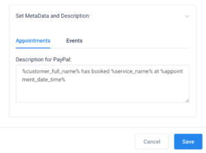 DescriptionPayPalAmeliaWordPressBookingPlugin DescriptionPayPalAmeliaWordPressBookingPlugin