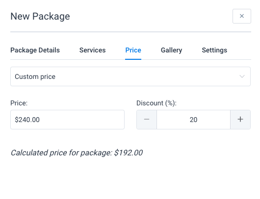 Packages Price Amelia WordPress Booking Plugin Packages Price Amelia WordPress Booking Plugin