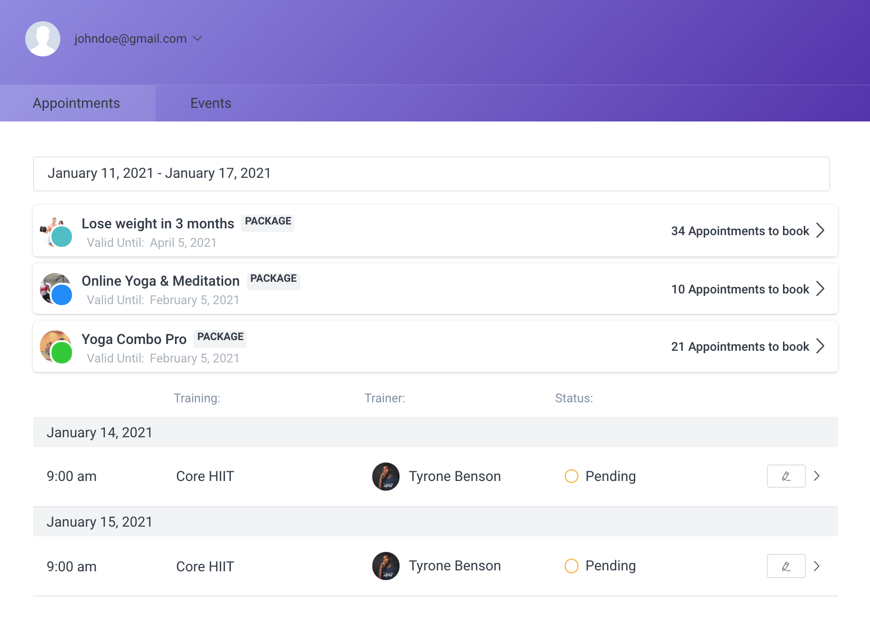 PackagesCustomerPanel Amelia Booking Plugin PackagesCustomerPanel Amelia Booking Plugin