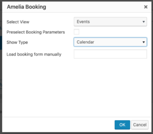 Event Calendar Shortcode Amelia WordPress Booking Plugin Events Calendar Shortcode Amelia WordPress Booking Plugin