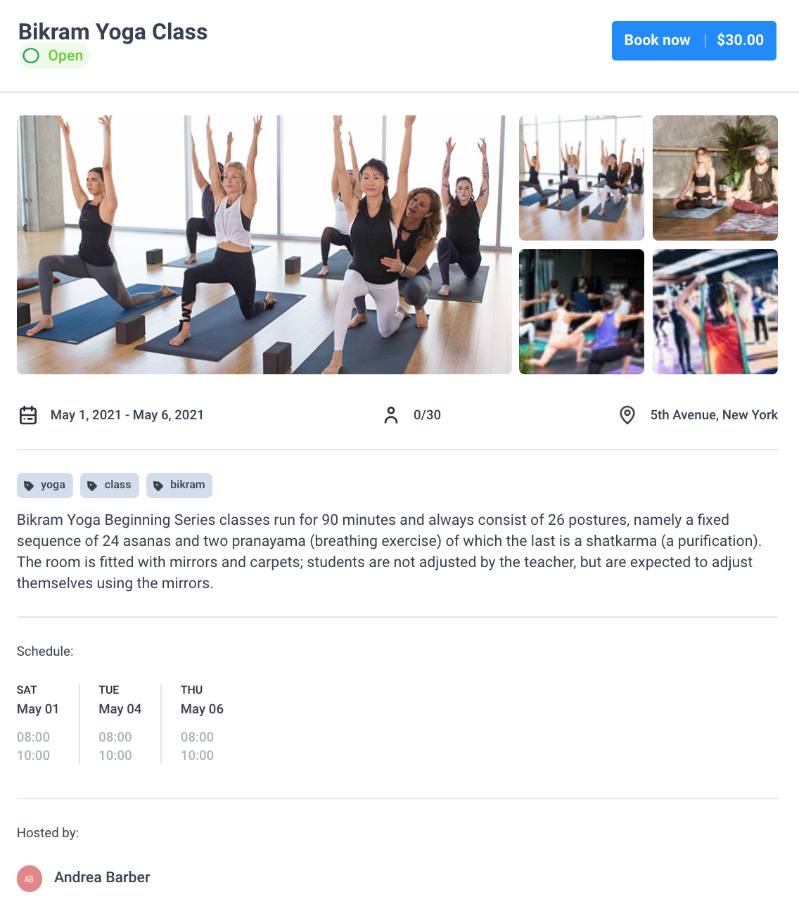 Event Details Amelia WordPress Booking Plugin Event Details Amelia WordPress Booking Plugin in events calendar