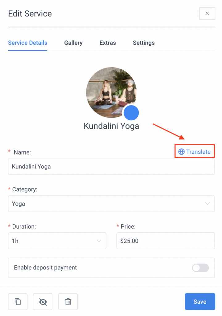 Translate Service Name Amelia WordPress Booking Plugin Translate Service Name Amelia WordPress Booking Plugin