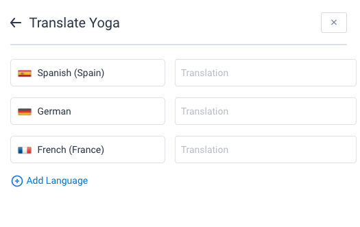 Translate modal Amelia Booking plugin Translate modal Amelia Booking plugin