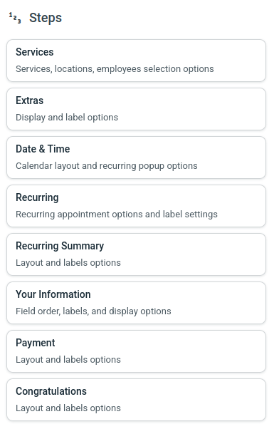 Steps-and-options Steps-and-options