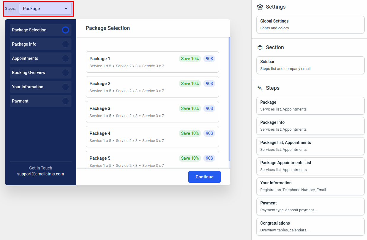 package-customization package-customization
