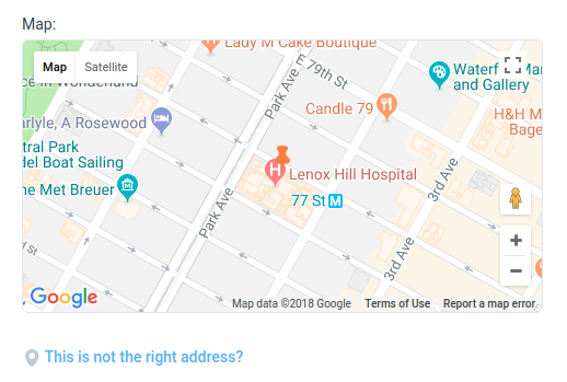 Amelia WordPress - Location Right Address Amelia WordPress - Location Right Address